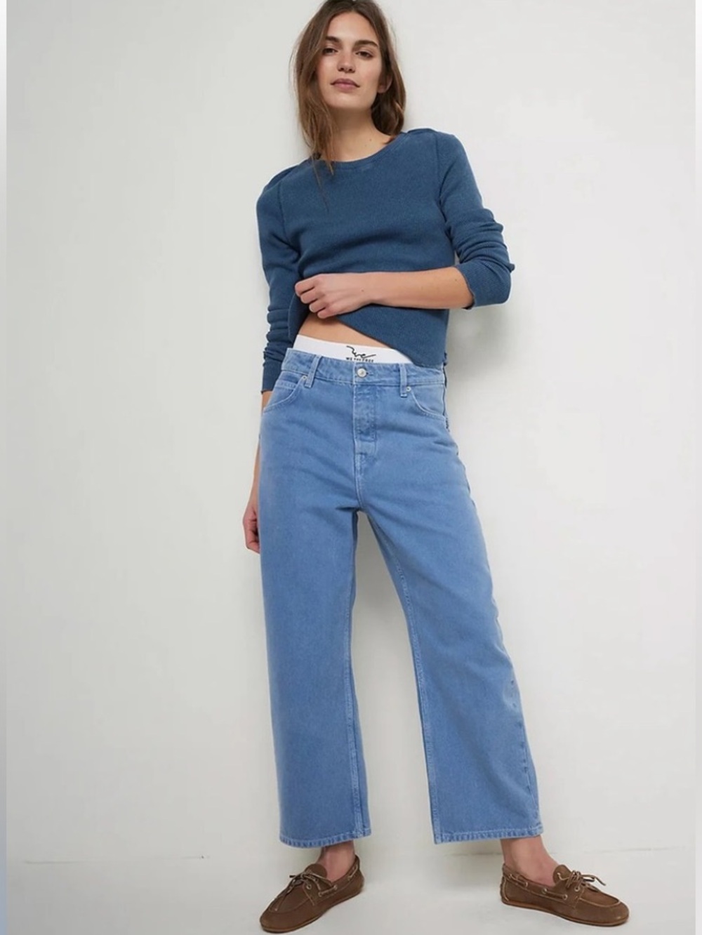 Free People Deep Trance cornflower blue Jeans
